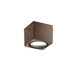Stropní svítidlo hliník TOWER, 1xGX53, IP54, barva corten, 90 x 90 x 72 mm - FANEUROPE Obrázek pro produkt Stropní svítidlo hliník TOWER, 1xGX53, IP54, barva corten, 90 x 90 x 72 mm - FANEUROPE