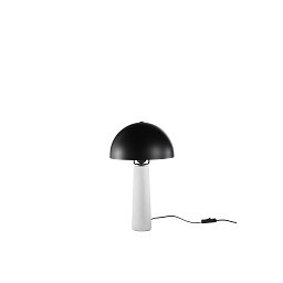 Stolní lampa Vitruvo (černá keramika) pr. 25 x 41.6 cm - FANEUROPE Obrázek pro produkt Stolní lampa Vitruvo (černá keramika) pr. 25 x 41.6 cm - FANEUROPE