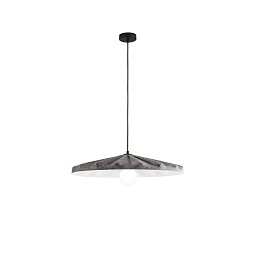 Závěsné svítidlo Wimbledon (šedo‑bíly filc) kabel 2 m, stínidlo 69 cm, objímka E27 - FANEUROPE Obrázek pro produkt Závěsné svítidlo Wimbledon (šedo‑bíly filc) kabel 2 m, stínidlo 69 cm, objímka E27 - FANEUROPE