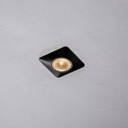 Podhledové zápustné svítidlo Asso, černé, hliník, 1 x 1 W, 100 lm, 4000 K, 3,2 x 3,2 x 2,2 cm - FANEUROPE Obrázek pro produkt Podhledové zápustné svítidlo Asso, černé, hliník, 1 x 1 W, 100 lm, 4000 K, 3,2 x 3,2 x 2,2 cm - FANEUROPE