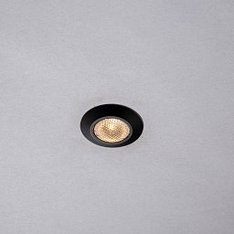Zápustné svítidlo LED ASSO, černá, hliník, 1 W, 100 lm, 3000 K, 3,2 x 3,2 x 2,2 cm - FANEUROPE Obrázek pro produkt Zápustné svítidlo LED ASSO, černá, hliník, 1 W, 100 lm, 3000 K, 3,2 x 3,2 x 2,2 cm - FANEUROPE