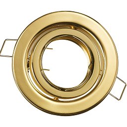 Zápustné svítidlo Reflex, nastavitelné, zlaté, průměr 10 cm - FANEUROPE Obrázek pro produkt Zápustné svítidlo Reflex, nastavitelné, zlaté, průměr 10 cm - FANEUROPE