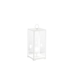 Venkovní svítidlo LUMETTO MIRAGE kov/sklo bílá, 1xE27, 53 x 25 x 25 cm - FANEUROPE Obrázek pro produkt Venkovní svítidlo LUMETTO MIRAGE kov/sklo bílá, 1xE27, 53 x 25 x 25 cm - FANEUROPE