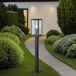 Sloupkové svítidlo PALETTO MIRAGE antracit, 1xE27, IP44, 86 x 13 x 13 cm - FANEUROPE Obrázek pro produkt Sloupkové svítidlo PALETTO MIRAGE antracit, 1xE27, IP44, 86 x 13 x 13 cm - FANEUROPE