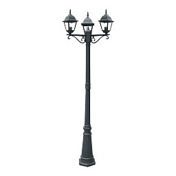 Sloupkové svítidlo PALO ROMA černá, 3xE27, IP44, 190 x 70 cm - FANEUROPE Obrázek pro produkt Sloupkové svítidlo PALO ROMA černá, 3xE27, IP44, 190 x 70 cm - FANEUROPE