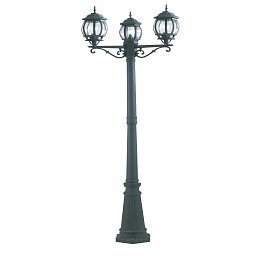 Sloupkové svítidlo PALO SANTIAGO černá/zelená, 3xE27, IP44, 209 x 69 cm - FANEUROPE Obrázek pro produkt Sloupkové svítidlo PALO SANTIAGO černá/zelená, 3xE27, IP44, 209 x 69 cm - FANEUROPE