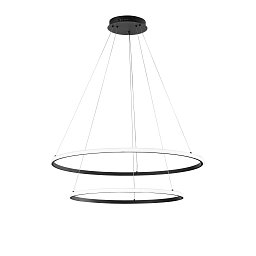 Závěsné LED svítidlo Axis černá, 70 W, 6850 lm, CCT, 80/60 x 150 cm - FANEUROPE Obrázek pro produkt Závěsné LED svítidlo Axis černá, 70 W, 6850 lm, CCT, 80/60 x 150 cm - FANEUROPE