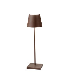 Nabíjecí venkovní stolní svítidlo DRINK bronz, hliník, LED 2,2 W, 190 lm, 3000 K, stmívatelné, IP54, 36 x 11 x 11 cm - FANEUROPE Obrázek pro produkt Nabíjecí venkovní stolní svítidlo DRINK bronz, hliník, LED 2,2 W, 190 lm, 3000 K, stmívatelné, IP54, 36 x 11 x 11 cm - FANEUROPE