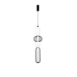 Závěsné LED svítidlo Inkas (černé, sklo) 31 W, 3720 lm, CCT 3000 / 3500 / 4000 K, 22 x 264 cm - FANEUROPE Obrázek pro produkt Závěsné LED svítidlo Inkas (černé, sklo) 31 W, 3720 lm, CCT 3000 / 3500 / 4000 K, 22 x 264 cm - FANEUROPE