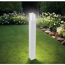 Sloupkové svítidlo PALO LED NISMO bílá hliník 12 W 1430 lm CCT IP54 60 x 10 x 10 cm - FANEUROPE Obrázek pro produkt Sloupkové svítidlo PALO LED NISMO bílá hliník 12 W 1430 lm CCT IP54 60 x 10 x 10 cm - FANEUROPE