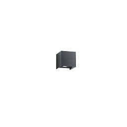 Nástěnné dvouúčelové LED svítidlo Alfa (antracitové) 2 x 5 W, 1200 lm, CCT, IP54, 10 x 10 x 10 cm - FANEUROPE Obrázek pro produkt Nástěnné dvouúčelové LED svítidlo Alfa (antracitové) 2 x 5 W, 1200 lm, CCT, IP54, 10 x 10 x 10 cm - FANEUROPE