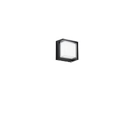 Nástěnné LED svítidlo Block čtvercové (černé) 15 W, 1800 lm, CCT 3000 / 4200 / 6500 K, 16 x 16 x 10 cm - FANEUROPE Obrázek pro produkt Nástěnné LED svítidlo Block čtvercové (černé) 15 W, 1800 lm, CCT 3000 / 4200 / 6500 K, 16 x 16 x 10 cm - FANEUROPE