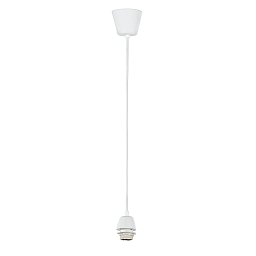 Závěsné svítidlo PENDEL bílá E27 9,5x9,5x80 cm - FANEUROPE Obrázek pro produkt Závěsné svítidlo PENDEL bílá E27 9,5x9,5x80 cm - FANEUROPE