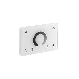 Nástěnný ovladač RF 2,4 GHz CONTROLLO DIMMER VARIALUCE 4 zóny 1 kanál, 230 V, připojitelný DMX512, 12 x 8 x 3,7 cm - FANEUROPE Obrázek pro produkt Nástěnný ovladač RF 2,4 GHz CONTROLLO DIMMER VARIALUCE 4 zóny 1 kanál, 230 V, připojitelný DMX512, 12 x 8 x 3,7 cm - FANEUROPE