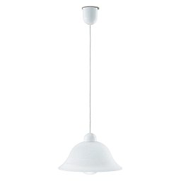 Závěsné svítidlo 700 bílá 1xE27 31x120cm - FANEUROPE Obrázek pro produkt Závěsné svítidlo 700 bílá 1xE27 31x120cm - FANEUROPE