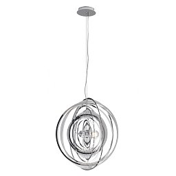 Závěsné svítidlo Club, chrom, 1 x E27, 50 x 120 cm - FANEUROPE Obrázek pro produkt Závěsné svítidlo Club, chrom, 1 x E27, 50 x 120 cm - FANEUROPE