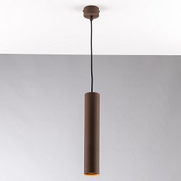 Závěsné svítidlo Fluke, kruhové, corten, 1 x GU10, 5,5 x 6 x 200 cm - FANEUROPE Obrázek pro produkt Závěsné svítidlo Fluke, kruhové, corten, 1 x GU10, 5,5 x 6 x 200 cm - FANEUROPE
