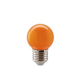Žárovka LED E27, 1 W, 200 lm, oranžová, 300 °, 45 x 69,5 mm, 15 000 h, CRI 80 - FANEUROPE Obrázek pro produkt Žárovka LED E27, 1 W, 200 lm, oranžová, 300 °, 45 x 69,5 mm, 15 000 h, CRI 80 - FANEUROPE