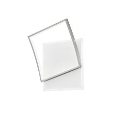 Stropní LED svítidlo AYRTON hranaté, nikl, 42 W, 5200 lm, CCT, 37 x 10 x 42 cm - FANEUROPE Obrázek pro produkt Stropní LED svítidlo AYRTON hranaté, nikl, 42 W, 5200 lm, CCT, 37 x 10 x 42 cm - FANEUROPE