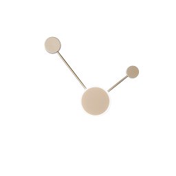 Nástěnné LED svítidlo ETERE zlatá, 10 W, 1380 lm, CCT, 33 x 6 x 45 cm - FANEUROPE Obrázek pro produkt Nástěnné LED svítidlo ETERE zlatá, 10 W, 1380 lm, CCT, 33 x 6 x 45 cm - FANEUROPE