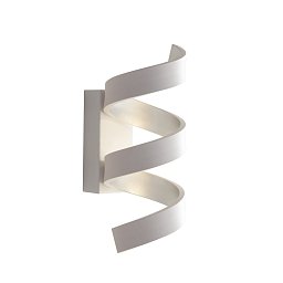 Nástěnné svítidlo LED HELIX bílá/stříbrná, 9 W, 720 lm, 4000 K, 10 x 13,5 x 26 cm - FANEUROPE Obrázek pro produkt Nástěnné svítidlo LED HELIX bílá/stříbrná, 9 W, 720 lm, 4000 K, 10 x 13,5 x 26 cm - FANEUROPE