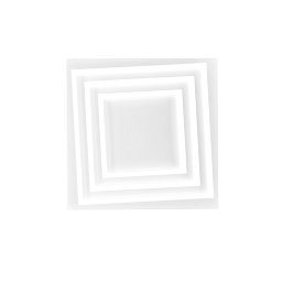 Stropní LED svítidlo HYPNOTIC bílá, 60 W, 8800 lm, CCT, 47 x 47 x 5,5 cm - FANEUROPE Obrázek pro produkt Stropní LED svítidlo HYPNOTIC bílá, 60 W, 8800 lm, CCT, 47 x 47 x 5,5 cm - FANEUROPE