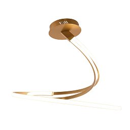 Stropní LED svítidlo KINETIC zlatá, 40 W, 5440 lm, CCT, 60 x 4 x 58 cm - FANEUROPE Obrázek pro produkt Stropní LED svítidlo KINETIC zlatá, 40 W, 5440 lm, CCT, 60 x 4 x 58 cm - FANEUROPE