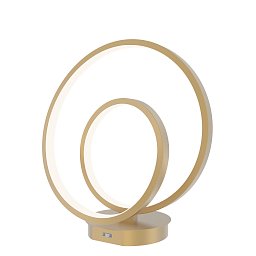 Stolní lampa LED LIEVE zlatá 24 W 2340 lm CCT 18 x 10 cm - FANEUROPE Obrázek pro produkt Stolní lampa LED LIEVE zlatá 24 W 2340 lm CCT 18 x 10 cm - FANEUROPE