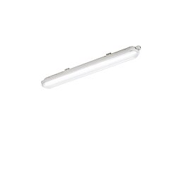 Prachotěsné stropní svítidlo LED NAUTILUS stříbrná polykarbonát 21 W 2900 lm 4000 K IP65 7,2 x 59 x 6,1 cm - FANEUROPE Obrázek pro produkt Prachotěsné stropní svítidlo LED NAUTILUS stříbrná polykarbonát 21 W 2900 lm 4000 K IP65 7,2 x 59 x 6,1 cm - FANEUROPE