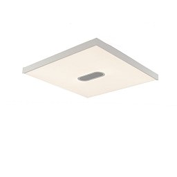 LED panel bílá akrylát / hliník 42 W 1840 lm CCT stmívatelné dálk. ovladačem reproduktor modrá Bluetooth 59 x 59 x 3,8 cm - FANEUROPE Obrázek pro produkt LED panel bílá akrylát / hliník 42 W 1840 lm CCT stmívatelné dálk. ovladačem reproduktor modrá Bluetooth 59 x 59 x 3,8 cm - FANEUROPE