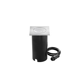 Venkovní svítidlo pochozí LED RUNNER DC 24 V kulaté nikl hliník 10 W 1020 lm RGBW IP67 7,8x8,5 cm - FANEUROPE Obrázek pro produkt Venkovní svítidlo pochozí LED RUNNER DC 24 V kulaté nikl hliník 10 W 1020 lm RGBW IP67 7,8x8,5 cm - FANEUROPE