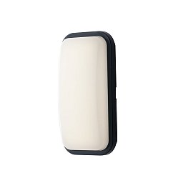 Venkovní stropní svítidlo LED SHELLY antracit polykarbonát 20 W 2500 lm 4000 K IP65 se senzorem 29,6x14,6x7,6 cm - FANEUROPE Obrázek pro produkt Venkovní stropní svítidlo LED SHELLY antracit polykarbonát 20 W 2500 lm 4000 K IP65 se senzorem 29,6x14,6x7,6 cm - FANEUROPE