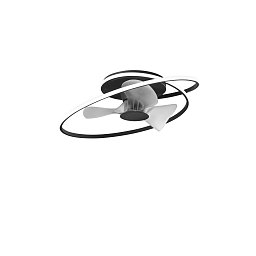 Stropní svítidlo s ventilátorem LED VENTILATORE 55 W CCT 7450 lm černá pr.77x22 cm - FANEUROPE Obrázek pro produkt Stropní svítidlo s ventilátorem LED VENTILATORE 55 W CCT 7450 lm černá pr.77x22 cm - FANEUROPE