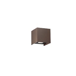 Nástěnné svítidlo LED ALFA bronz 2x10 W 1800 lm CCT 3000-4000 K IP54 12x12 cm - FANEUROPE Obrázek pro produkt Nástěnné svítidlo LED ALFA bronz 2x10 W 1800 lm CCT 3000-4000 K IP54 12x12 cm - FANEUROPE