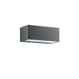 Venkovní nástěnné svítidlo LED TWIN antracit hliník 18W 2150lm CCT IP54 8,5x22x10,3 cm - FANEUROPE Obrázek pro produkt Venkovní nástěnné svítidlo LED TWIN antracit hliník 18W 2150lm CCT IP54 8,5x22x10,3 cm - FANEUROPE