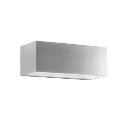 Venkovní nástěnné svítidlo LED TWIN nikl hliník 35W 4440lm 4000K IP54 10,8x30x12 cm - FANEUROPE Obrázek pro produkt Venkovní nástěnné svítidlo LED TWIN nikl hliník 35W 4440lm 4000K IP54 10,8x30x12 cm - FANEUROPE