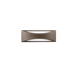 Venkovní nástěnné svítidlo LED WEISS hliník bronz 16W 1800lm CCT IP65 35x12x11,3 cm - FANEUROPE Obrázek pro produkt Venkovní nástěnné svítidlo LED WEISS hliník bronz 16W 1800lm CCT IP65 35x12x11,3 cm - FANEUROPE