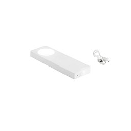 Nabíjecí podlinkové LED svítidlo GTO, bílý polykarbonát, LED 1 W, 105 lm, 3000 K, USB/senzor, 6 x 18 x 1,7 cm - FANEUROPE Obrázek pro produkt Nabíjecí podlinkové LED svítidlo GTO, bílý polykarbonát, LED 1 W, 105 lm, 3000 K, USB/senzor, 6 x 18 x 1,7 cm - FANEUROPE