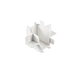 Příslušenství - vertikální úhlová spojka Bernini pro zapuštěné montážní pouzdro AD, 4,63 x 3,33 cm, bílá - FANEUROPE Obrázek pro produkt Příslušenství - vertikální úhlová spojka Bernini pro zapuštěné montážní pouzdro AD, 4,63 x 3,33 cm, bílá - FANEUROPE