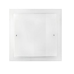 Stropní svítidlo - rovné/zakřivené, bílé, 2 x E27, 40 x 11,3 x 40 cm - FANEUROPE Obrázek pro produkt Stropní svítidlo - rovné/zakřivené, bílé, 2 x E27, 40 x 11,3 x 40 cm - FANEUROPE