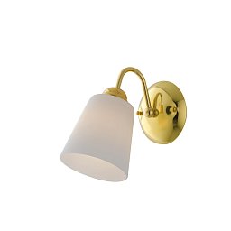 Nástěnné svítidlo 1162, zlaté, 1 x E14, 11 x 26 x 17 cm - FANEUROPE Obrázek pro produkt Nástěnné svítidlo 1162, zlaté, 1 x E14, 11 x 26 x 17 cm - FANEUROPE