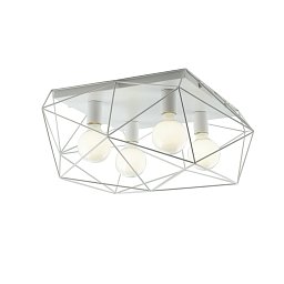 Stropní svítidlo Abraxas, bílé, 4 x E27, 62 x 51 x 27 cm - FANEUROPE Obrázek pro produkt Stropní svítidlo Abraxas, bílé, 4 x E27, 62 x 51 x 27 cm - FANEUROPE