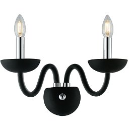 Nástěnné svítidlo Alfiere, bílé/chrom, 2 x E14, 37 x 23 x 26 cm - FANEUROPE Obrázek pro produkt Nástěnné svítidlo Alfiere, bílé/chrom, 2 x E14, 37 x 23 x 26 cm - FANEUROPE