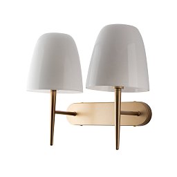 Nástěnné svítidlo Ares, bílé, 2 x E14, 42 x 22 x 33,7 cm - FANEUROPE Obrázek pro produkt Nástěnné svítidlo Ares, bílé, 2 x E14, 42 x 22 x 33,7 cm - FANEUROPE