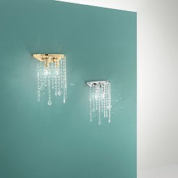 Nástěnné svítidlo Breeze, zlaté, 2xE14, 25 x 6 x 35 cm - FANEUROPE Obrázek pro produkt Nástěnné svítidlo Breeze, zlaté, 2xE14, 25 x 6 x 35 cm - FANEUROPE