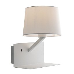 Nástěnné svítidlo Ciak, bílé, s USB 2 A, 1 x E27, 23 x 22,5 x 31 cm - FANEUROPE Obrázek pro produkt Nástěnné svítidlo Ciak, bílé, s USB 2 A, 1 x E27, 23 x 22,5 x 31 cm - FANEUROPE