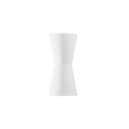 Nástěnné svítidlo Clepsydra, bílé, 2 x E14, 18 x 9 x 38 cm - FANEUROPE Obrázek pro produkt Nástěnné svítidlo Clepsydra, bílé, 2 x E14, 18 x 9 x 38 cm - FANEUROPE