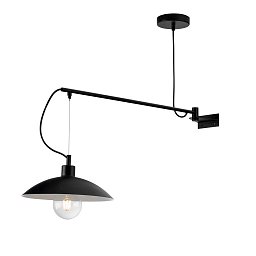 Nástěnné svítidlo Eldorado, černé, 1 x E27, 83 x 30 x 128 cm - FANEUROPE Obrázek pro produkt Nástěnné svítidlo Eldorado, černé, 1 x E27, 83 x 30 x 128 cm - FANEUROPE