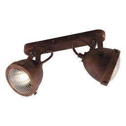 Nástěnné svítidlo Habana, rezavé, 2 x GU10, 35,8 x 22 x 16,3 cm - FANEUROPE Obrázek pro produkt Nástěnné svítidlo Habana, rezavé, 2 x GU10, 35,8 x 22 x 16,3 cm - FANEUROPE
