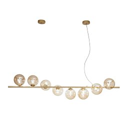 Závěsné svítidlo Honey, zlaté, 8 x G9, 145 x 33,5 x 165 cm - FANEUROPE Obrázek pro produkt Závěsné svítidlo Honey, zlaté, 8 x G9, 145 x 33,5 x 165 cm - FANEUROPE